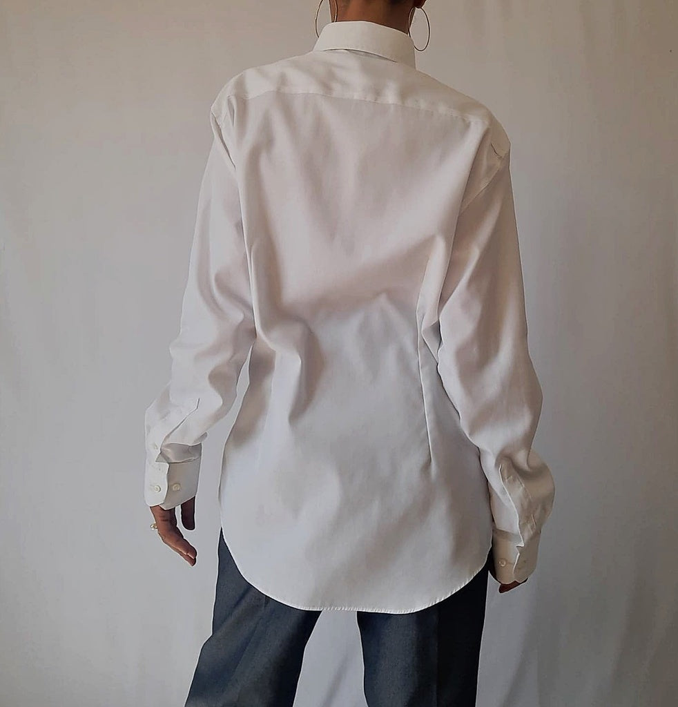chemise blanche classique vintage femme